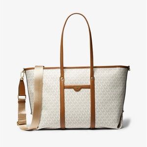 Michael Kors Beck Large Logo Tote Shoulder Bag New